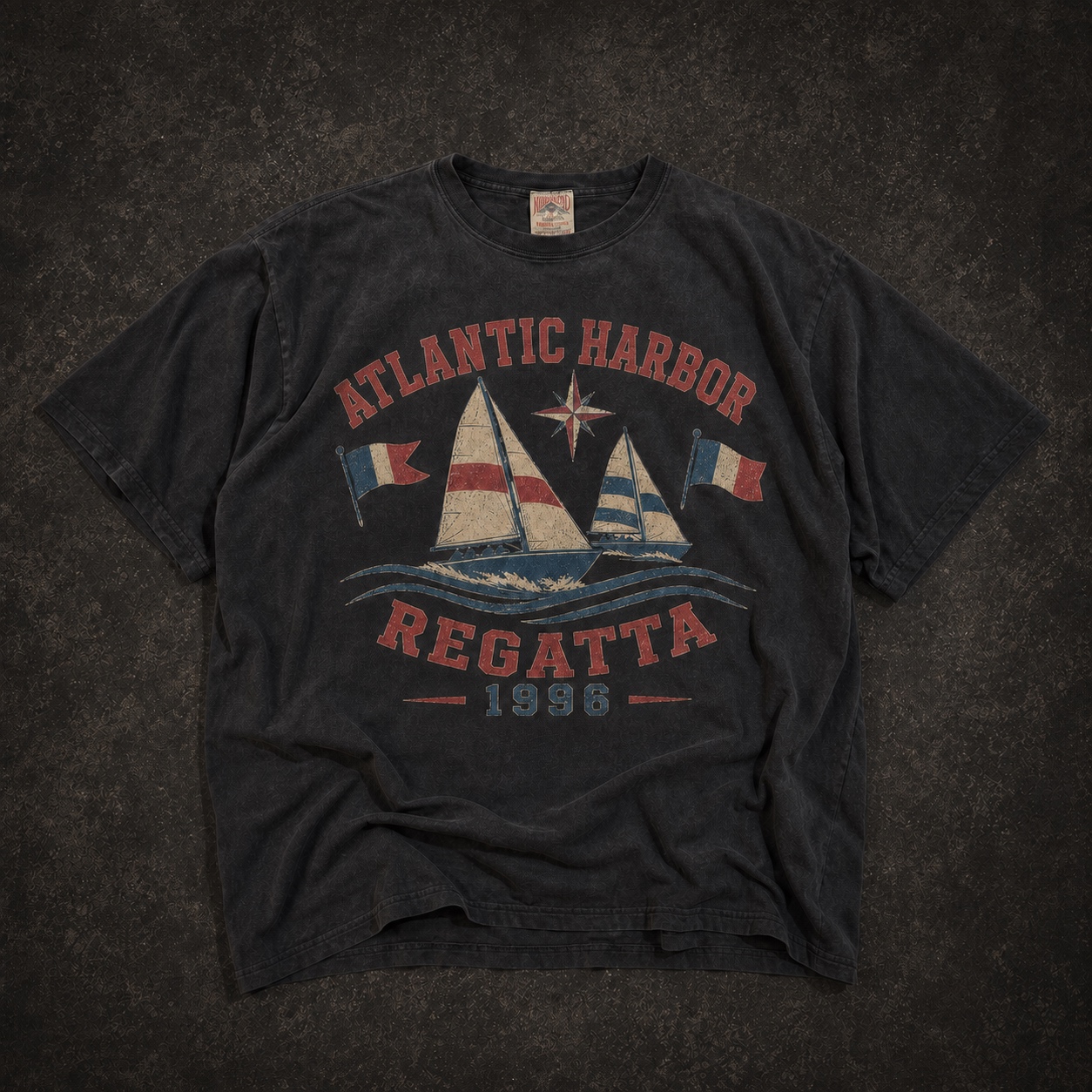 Front of Atlantic Harbor Regatta 1996 Tee
